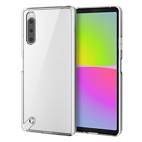ELECOM Xperia 10 IV (SO-52C SOG07 A202SO) Case Cover Hybrid Shockproof Ultimate Design with Strap Hole Clear PM-X222HVCKCR