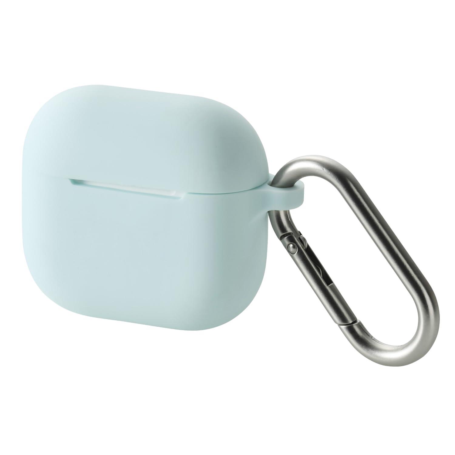 ELECOM AirPods Case for 4th Generation AirPods with Active Noise Cancellation, Silicone, MagSafe Charging Compatible, Blue AVA-AP06SCBU