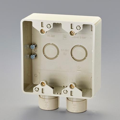 [For PF22] Switch Box (Single-Pole, 2-Way) Beige 116×154×47.5mm