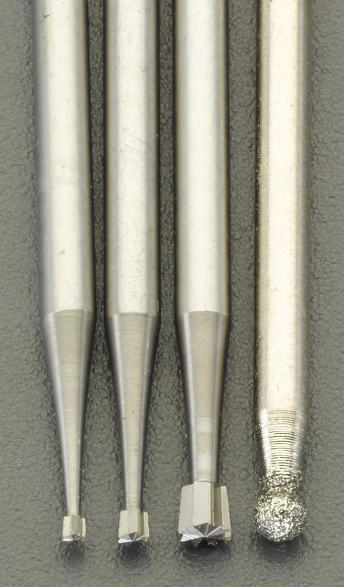 ESCO 4-Piece Diamond Bit & High-Speed Steel Drill Set (2.35mm Shank) EA819WM-41