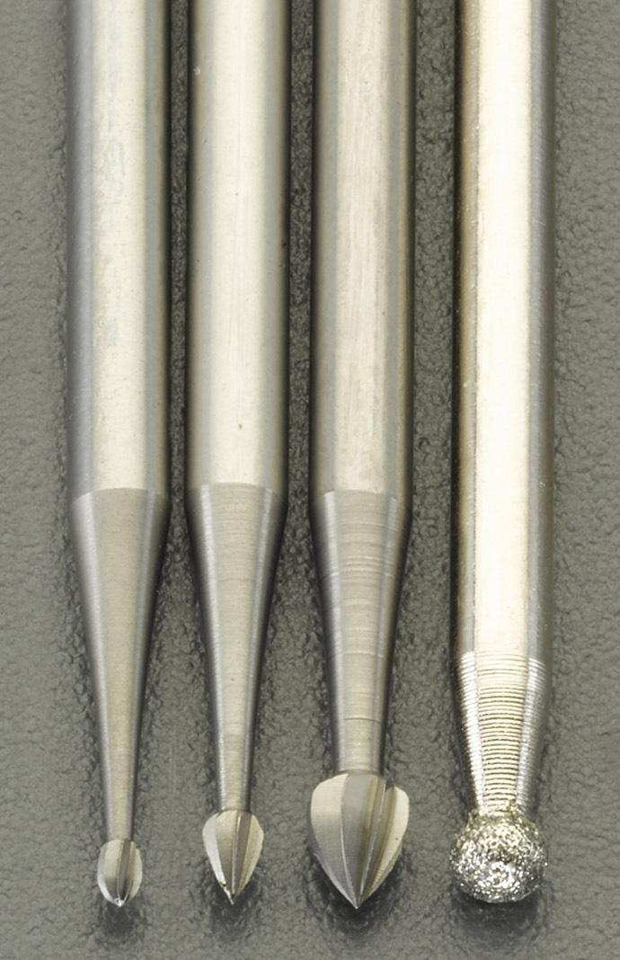 ESCO 4-Piece Diamond Bit & High-Speed Steel Drill Set (2.35mm Shank) EA819WM-45