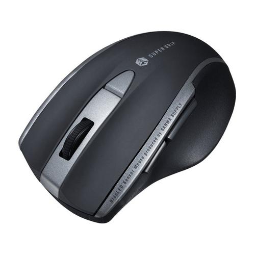 [2 AA batteries] Wireless Mouse (Blue LED / Black)