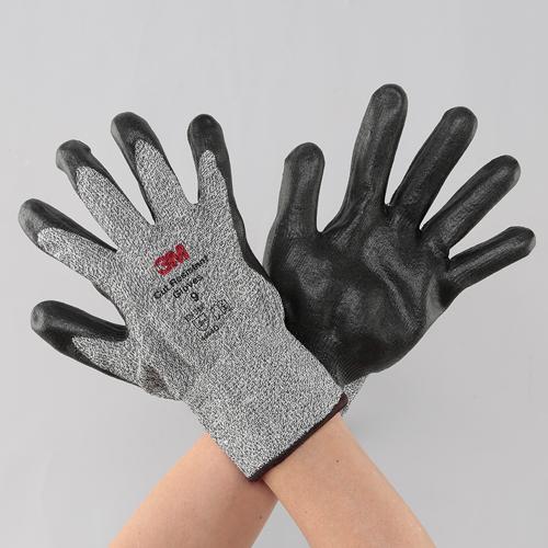 [L/245mm] Gloves (Cut-resistant/Nitrile rubber coating)