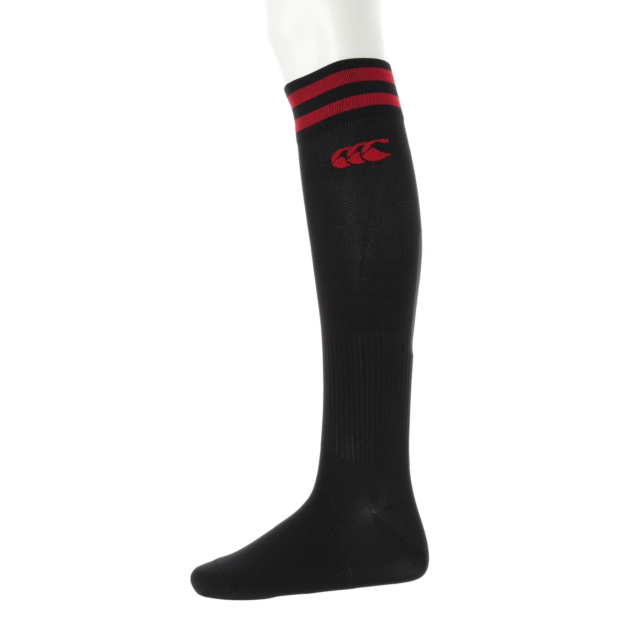 [Canterbury] 2-Line Stockings Rugby Socks 65_Red 27cm-29cm