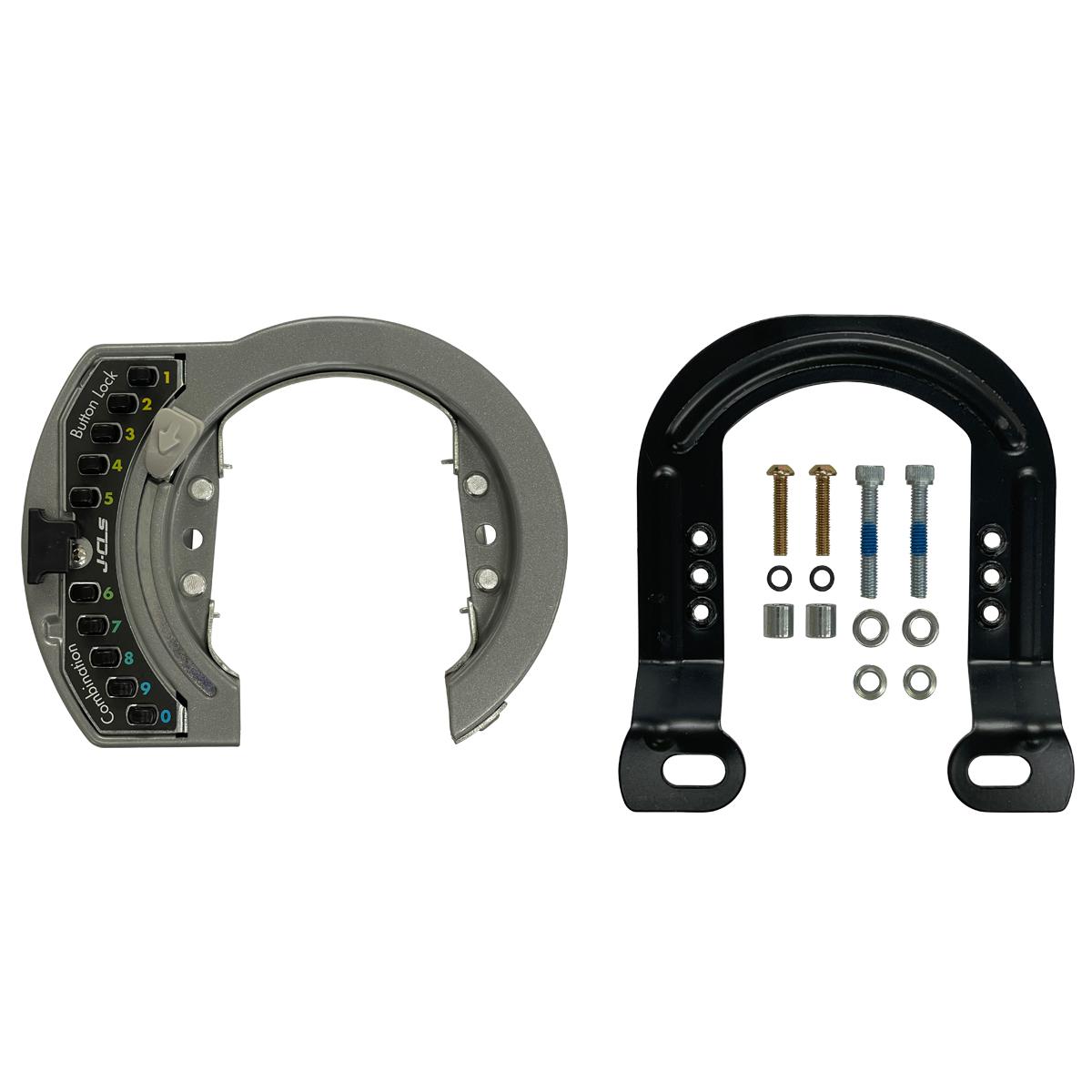 J&C Adjustable Button Ring Lock JC-083CLB SI