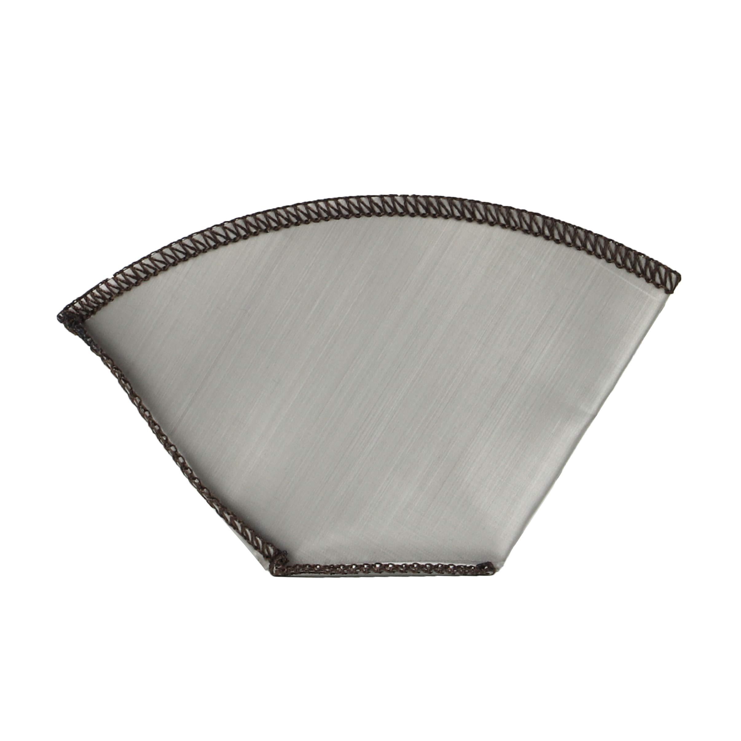 CAPTAIN STAG Coffee Filter Dripper Stainless Steel Mesh Filter 1-2 Cups Foldable UW-3532 Silver Product Size: (Approx.) Width 13 × Height 8 mm (When Stored)