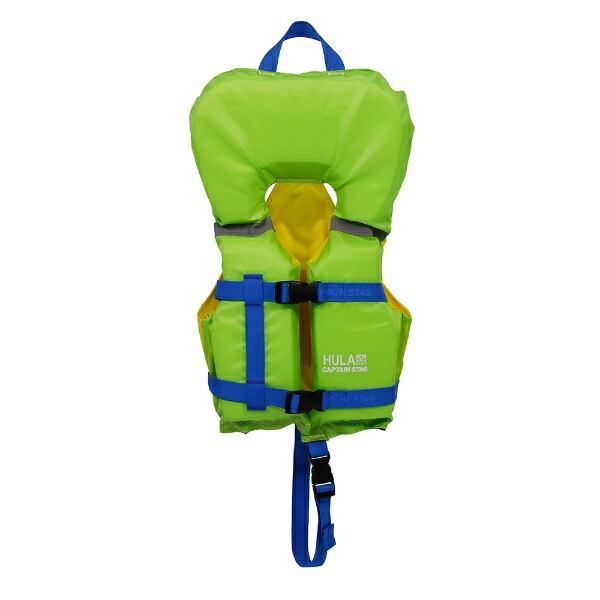 CAPTAIN STAG Floating Vest with Reflective Tape for Toddlers 2-3 Years Old Light Green HULA US-3015