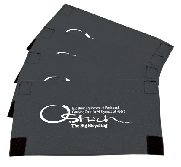 Ostrich (OSTRICH) Bike Transport Accessories [Frame Cover B] 4-Piece Set Black 240×140mm