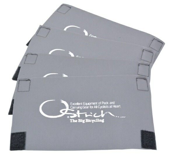 Ostrich (OSTRICH) Bike Transport Accessories [Frame Cover B] 4-Piece Set Gray