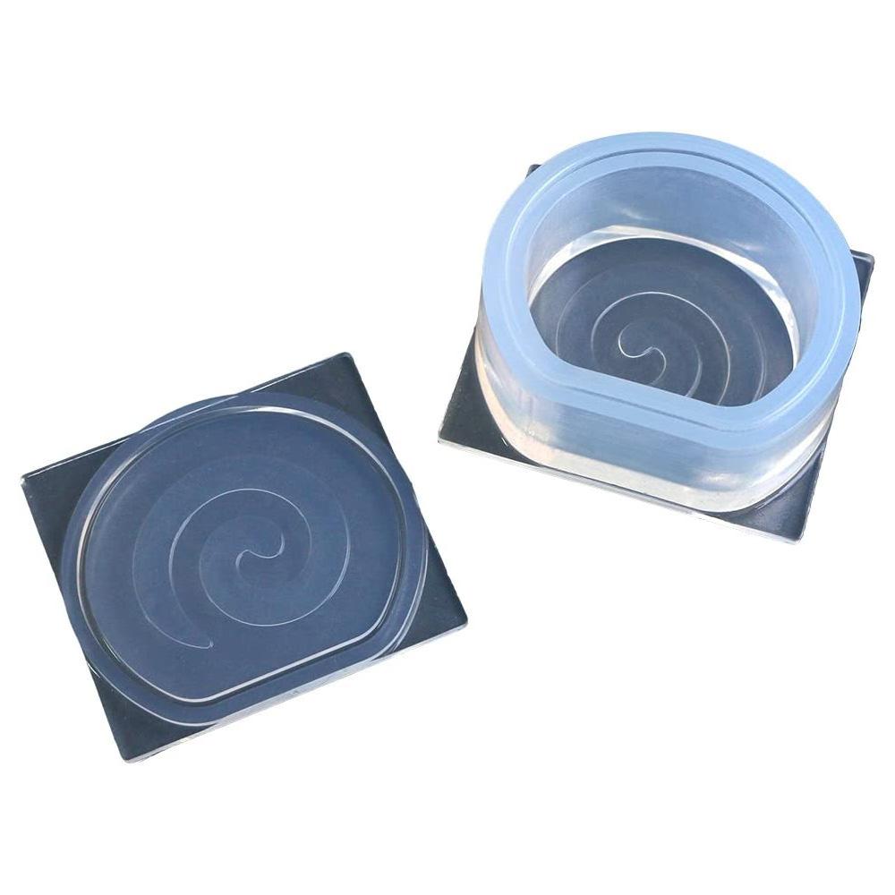 Kamejima Shoten Sweets Resin Craft Soft Mold Roll Cake Small 1 Set KAM-REJ-553