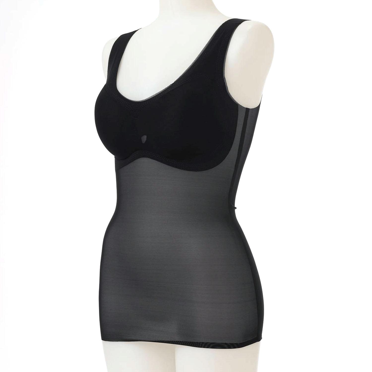 Ultra-Thin Air-Through Camisole - Black - M-L