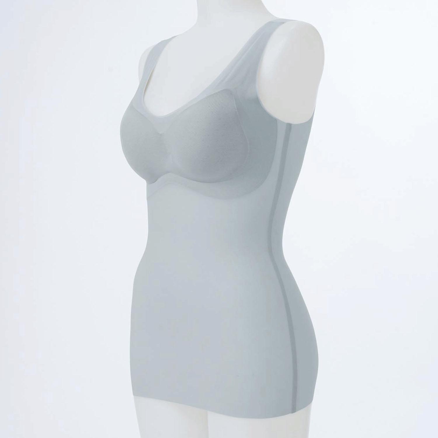 Ultra-Thin Air-Through Camisole - Gray - M-L