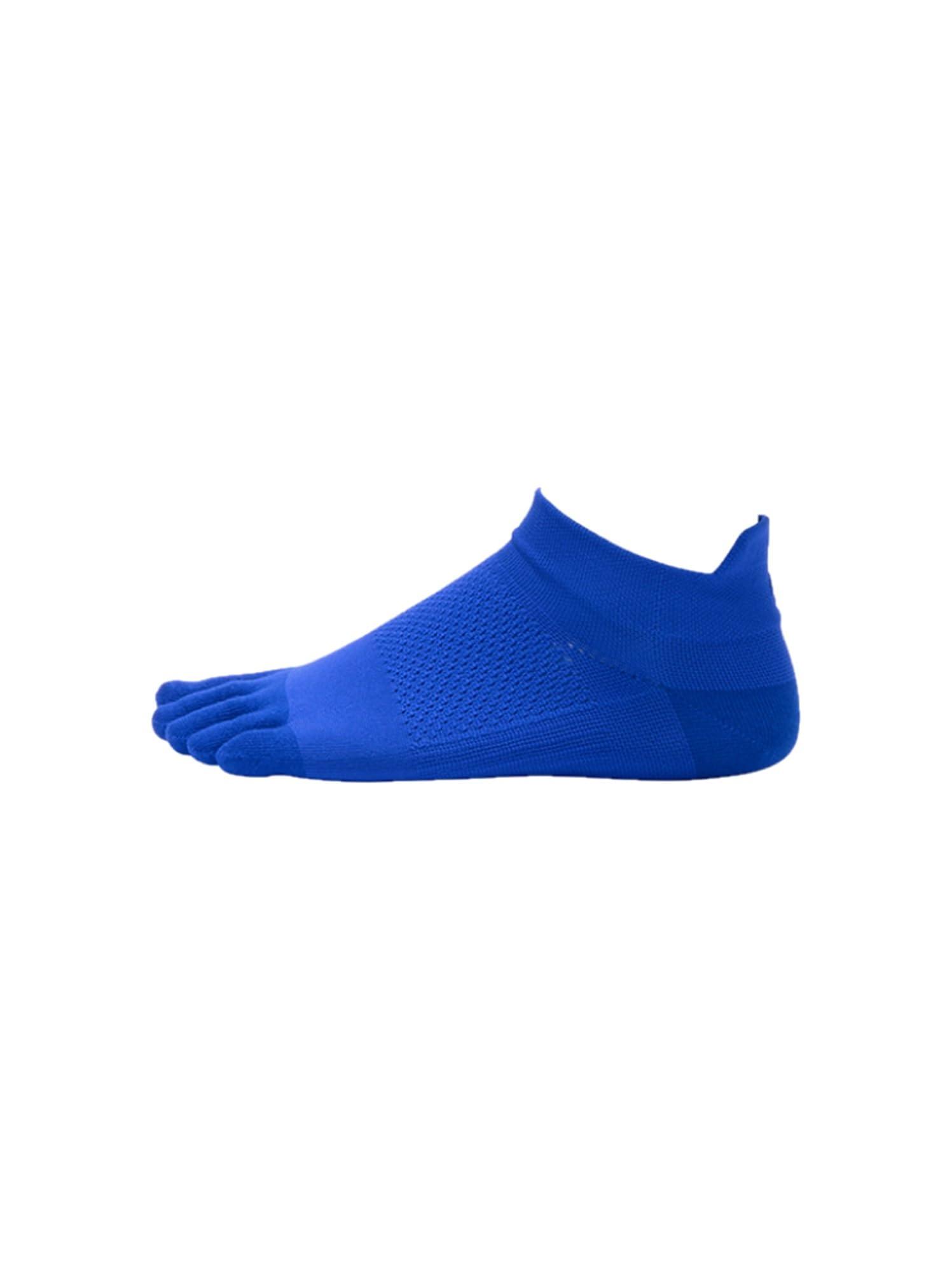 [Goldwin] 5-toe C3fit Arch Support Short Socks COBALT BLUE 1