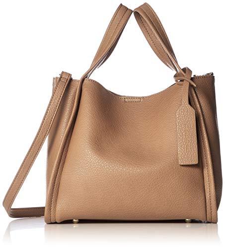 [Kashkash] Mini Tote Bag with Shoulder Strap in Soft Leather-Like Material 01-00-71710 Women's OK