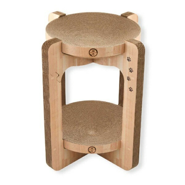 Nekoichi Crunchy Bowl Tower (Regular, Light Brown)