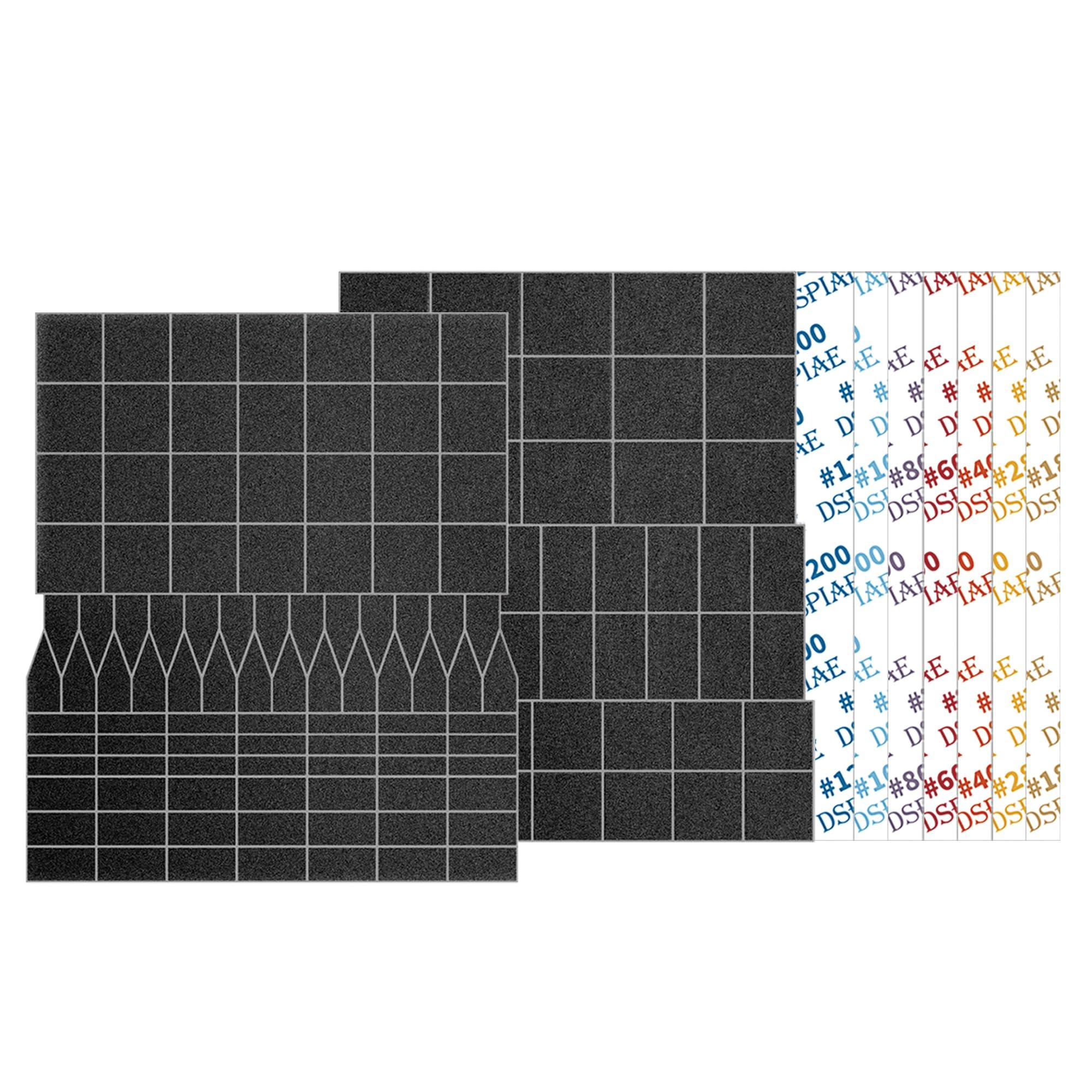 DSPIAE MSP-ESS File Set for Electric Pen Sander #180-1200 (for DSPIAE ES-A Electric Pen Sander)