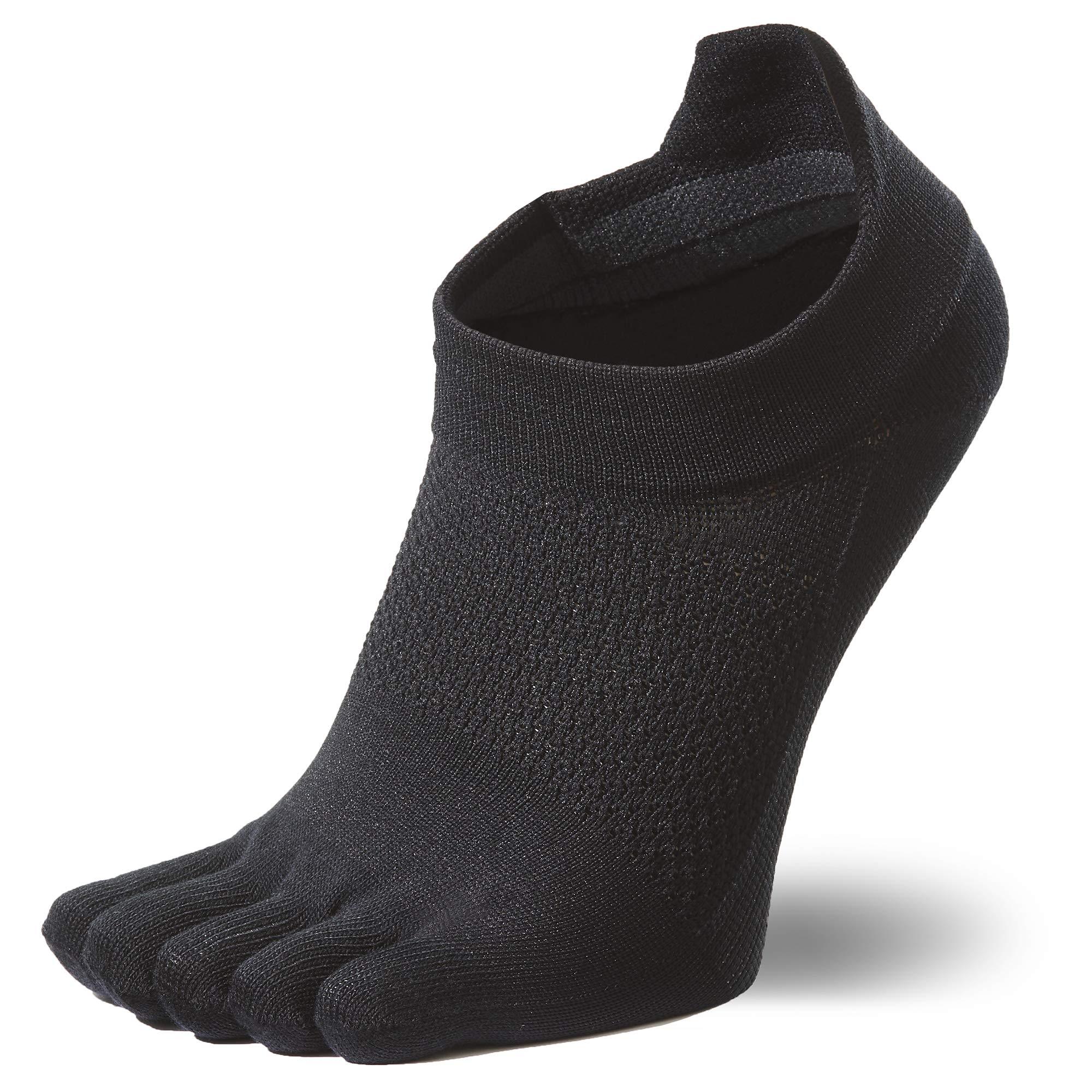 [Goldwin] 5-toe C3fit Arch Support Short Socks GC23302 Black 3