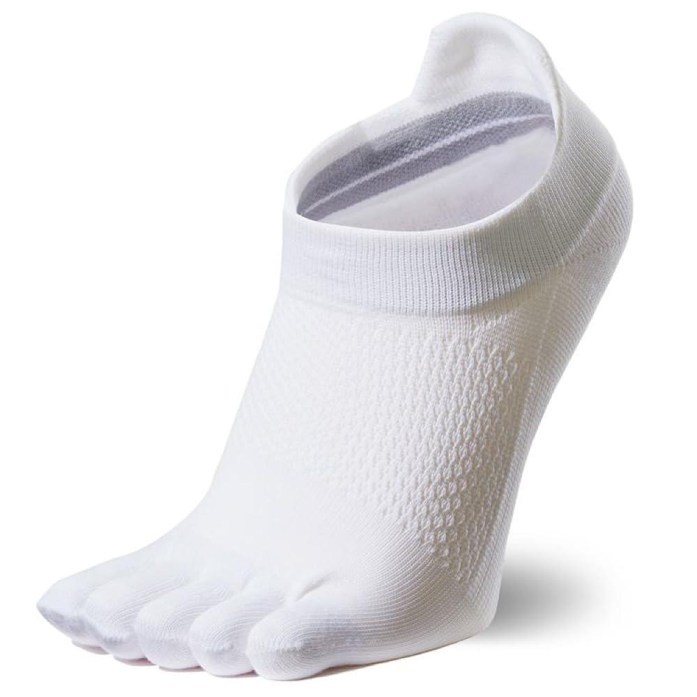 [Goldwin] 5-toe C3fit Arch Support Short Socks GC23302 White 2