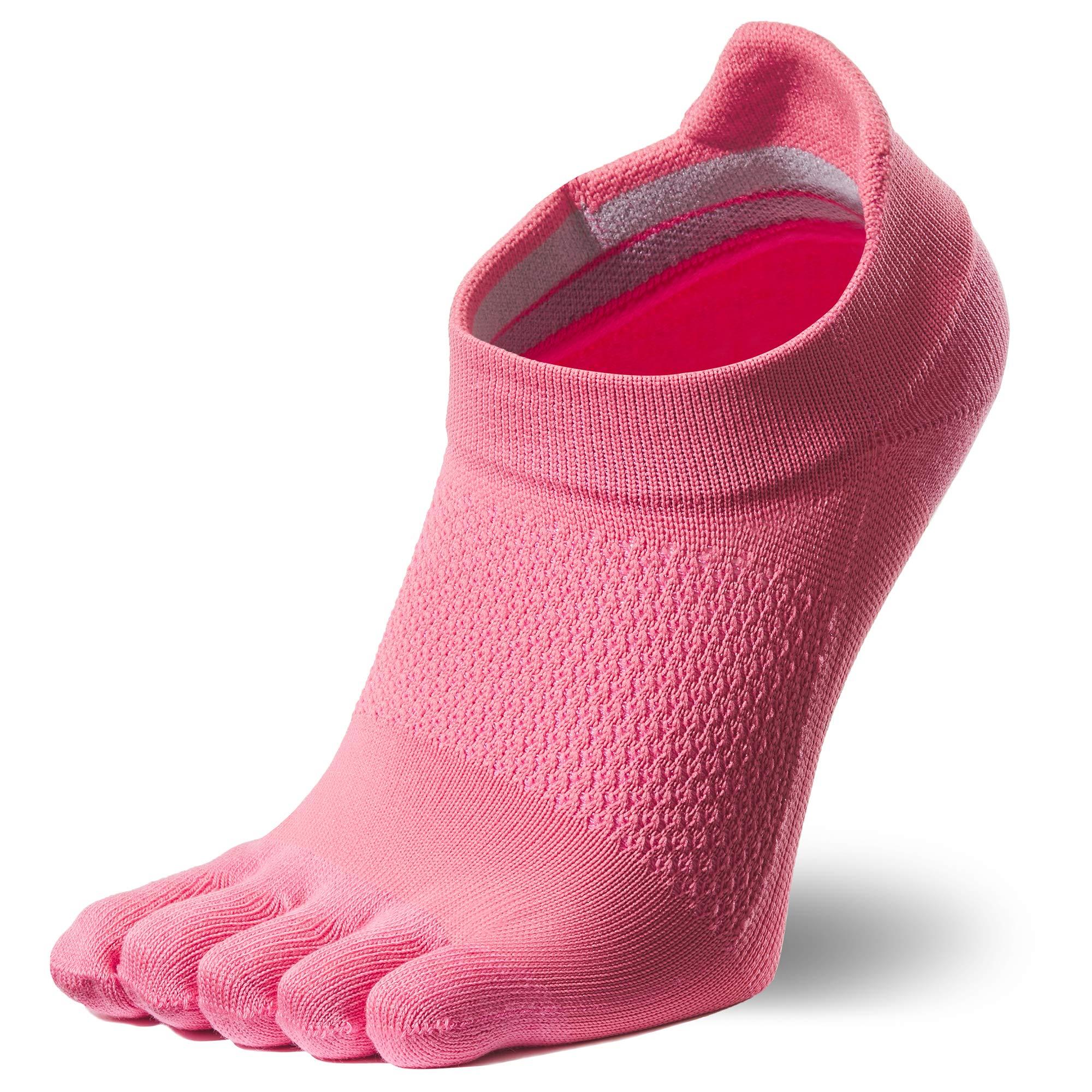 [Goldwin] 5-toe C3fit Arch Support Short Socks GC23302 Paradise Pink 2