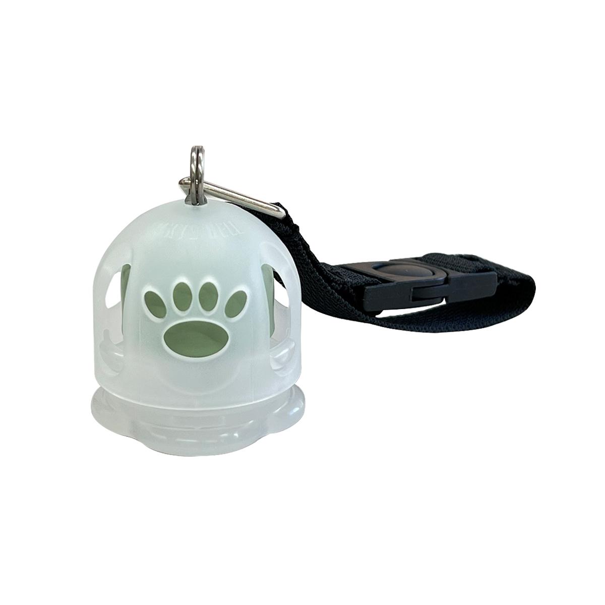 Tokyo Bell BEAR BELL Forest Bell Pico Bear Deterrent Bell with Cover One-Touch Mute Function Outdoor Mountain Climbing Mountain Stream Fishing Beautiful Tone (Green)