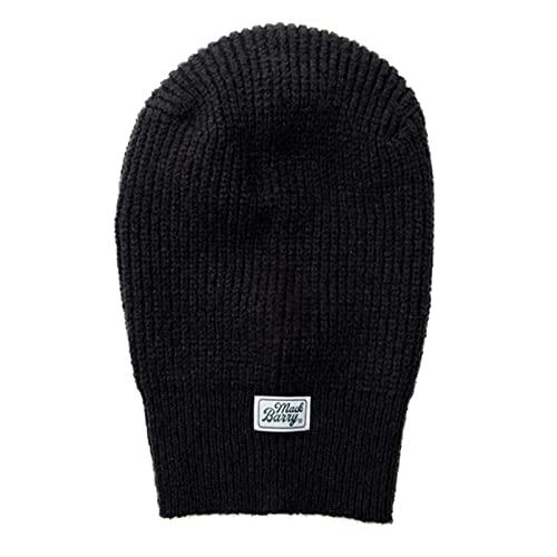 MACK BARRY CLASSIC LABEL BALACLAVA Large Size Knit Cap Unisex Knit Hat Men's Women's Hip-Hop Sports Gym Dance