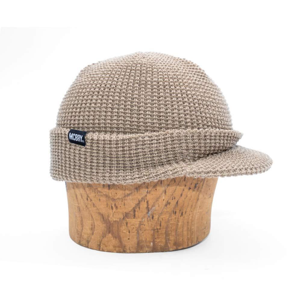 [Macバリー] M VISOR CAP BEANIE Worn by Korean Wave Idols Cap Brand Knit Hat Knit Cap Men's Women's Domestic Authentic Product (Beige)