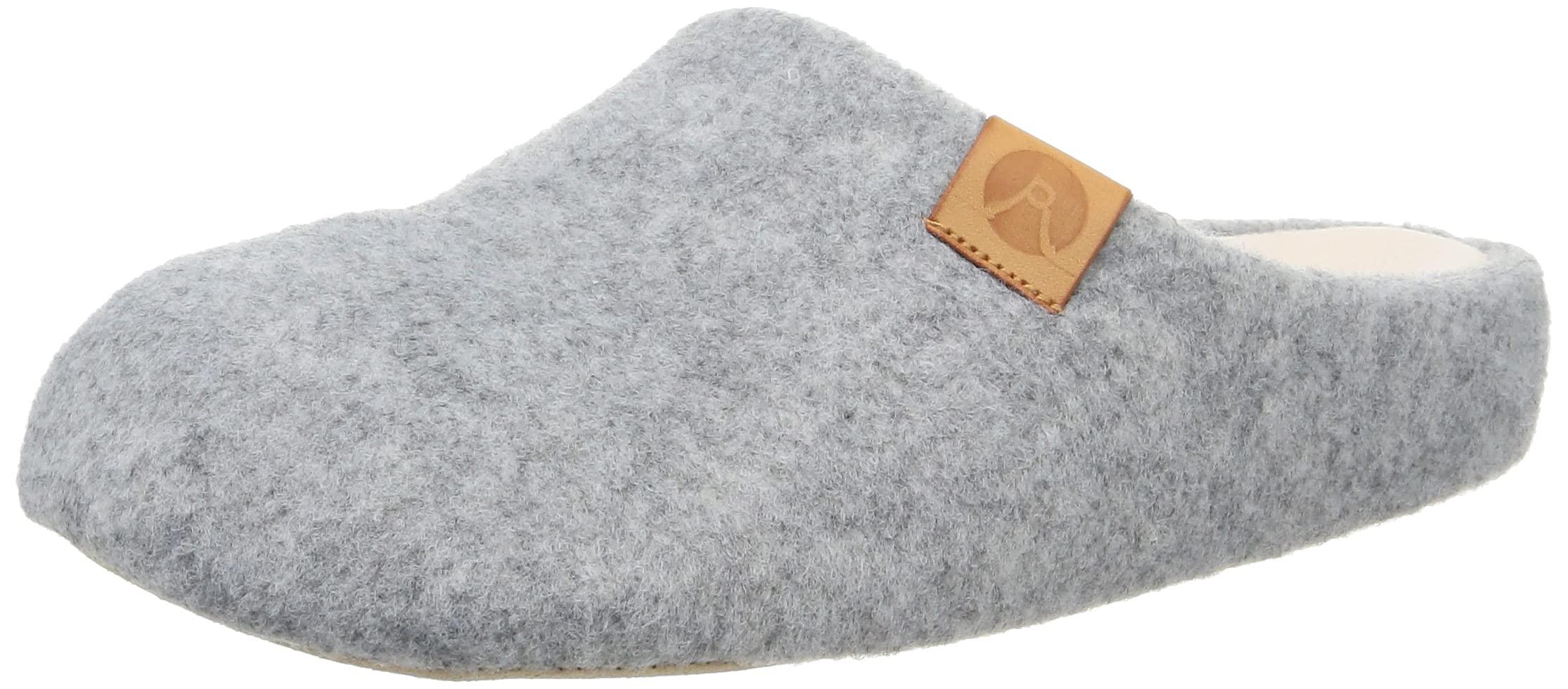 [Regetta] Slippers CHR-005 Regetta Fuyu Indoor Office Stylish Fall/Winter/Spring Easy to Walk In Easy to Wear Less Fatigue Heat Retention Antibacterial Odor Control Quiet Lightweight Fleece Material Flannel You'll Want to Match Them Room Shoes Indoor Footwear Unisex Light Gray 24.5 cm