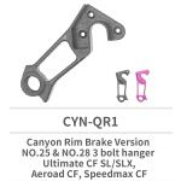 Direct Mount Derailleur Hanger CYN-QR1 for CANYON Pink