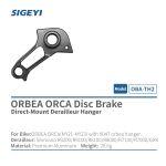 Direct Mount Derailleur Hanger OBA-TH2 for ORBEA Black Gray