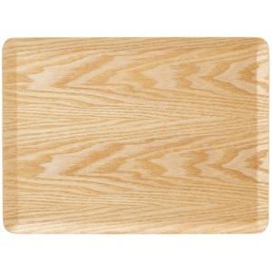 Asahi Koyo Tray Wooden Rectangular Natural S 27×20cm Non-Slip Finish Stylish Serving Tray NC22-01 1 Piece