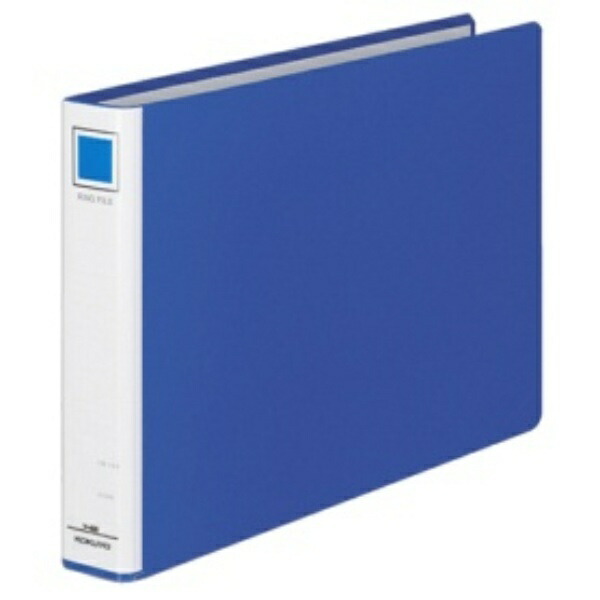 KOKUYO File Ring Binder PP Cover A4 Landscape Blue FU-435B