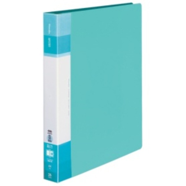 KOKUYO File Clear Book Glassel Refillable A4 Wide Light Blue Ra-GLB730LB