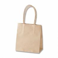 Shimojima Smooth Paper Handle Bags, Unbleached Plain, 25 Sheets, 003138010