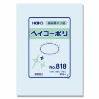 Shimojima Heiko Polyethylene Bag Heiko Poly No.818 0.08mm Thickness No String 50 Sheets 006628800 Width 380mm Height 530mm