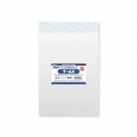 Shimojima Heiko Transparent OPP Bag Crystal Pack with Tape A4 Heavy Gauge 100 Sheets 04T-A4 Thickness 0.04mm × Width 225mm × Height 310mm + Tape Section 40mm 006769500
