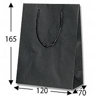 Shimojima Heiko Handle Paper Bag K Bag T4 Black 12x7x16.5cm 10 Sheets