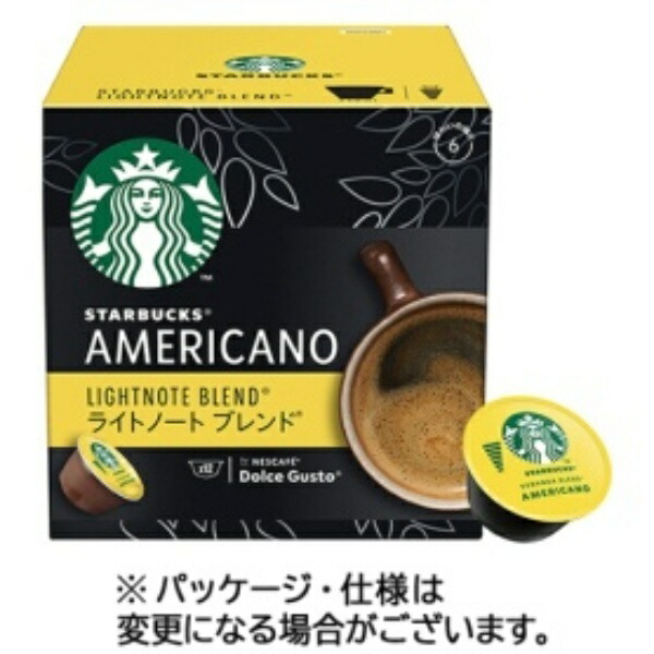 Starbucks Light Note Blend Nescafé Dolce Gusto® Compatible Capsules 12-Pack