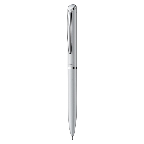 Pentel Ballpoint Pen Gel Ink Energel Philography 0.5mm Silver Barrel BLN2005Z Black