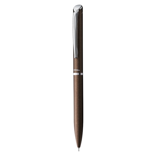 Pentel Ballpoint Pen Gel Ink Energel Philography 0.5mm Brown Barrel BLN2005E Black