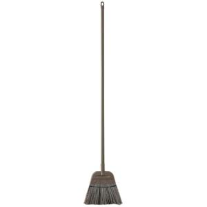 Yamazaki Sangyo Broom for Entrances & Balconies Made in Japan Long Handle Unique Fibers Double Fibers Synthetic Fiber Polypropylene Water-Resistant Durable Handles Various Types of Debris 199020 199020