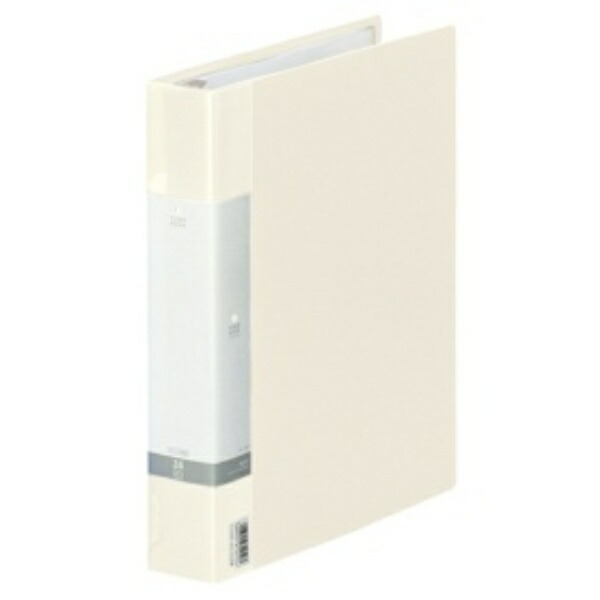 Rihitorabu File Clear Book Refillable A4 30-Hole 35-Pocket White G3803-0