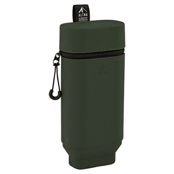 Rihitora Stand Pen Case with Magnet Olive A7759-22