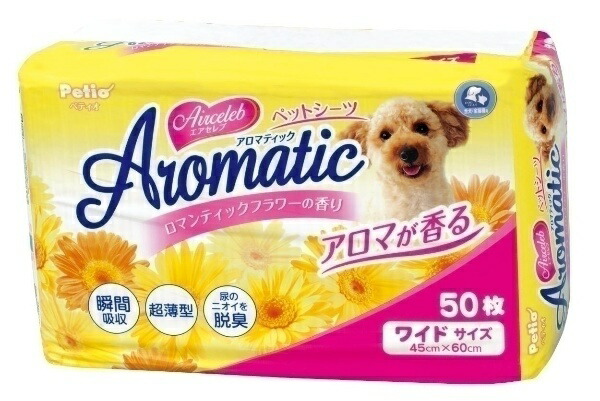 Petio Air Celeb Aromatic Pet Sheets Wide 50 Sheets