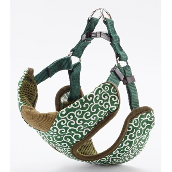 Petio Dog-style Arabesque Vest H Green SS Size