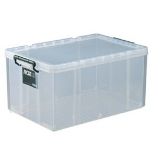 Tenma Durable Storage Box Made in Japan Disaster Preparedness ROX 660L Clear Case Container Box Sturdy Clothing Case Plastic Case ROX