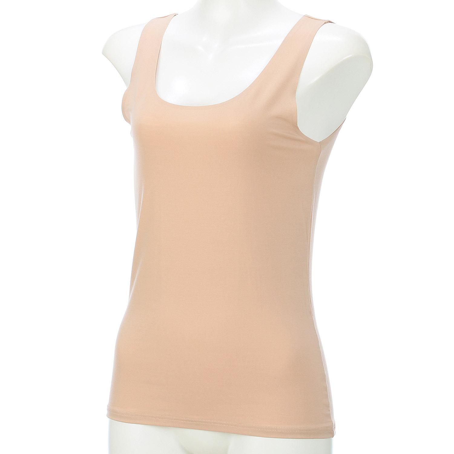 [ASTIGU] Casual Tank Top - Less See-Through, Less Noisy 47511RK Women's Yellow Ochre