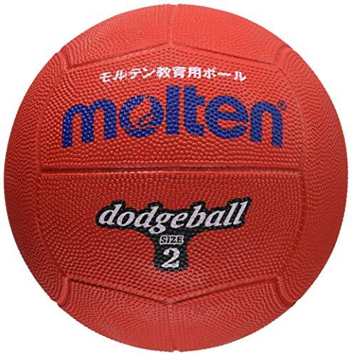 Molten Dodgeball Rubber Size 2 Ball Red D2R