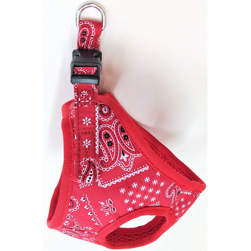 Paisley Soft Harness SS Red