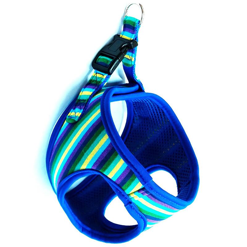 Stripe Soft Harness SS Multi Blue