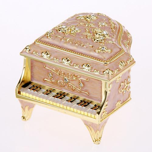 Antimony Piano Jewelry Box Music Box Pink